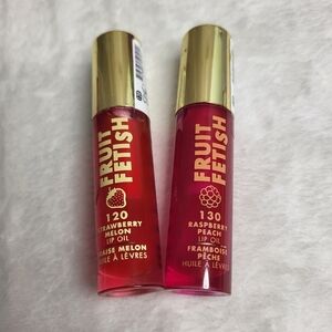 Milani Lip Oil Set - Strawberry Melon & Raspberry Peach
